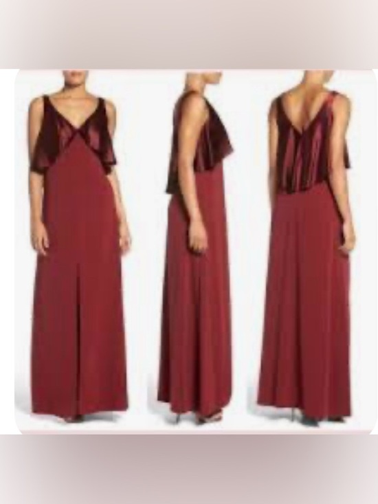 Jill Stuart Dresses & Skirts - Jill Stuart satin crepe gown red dress